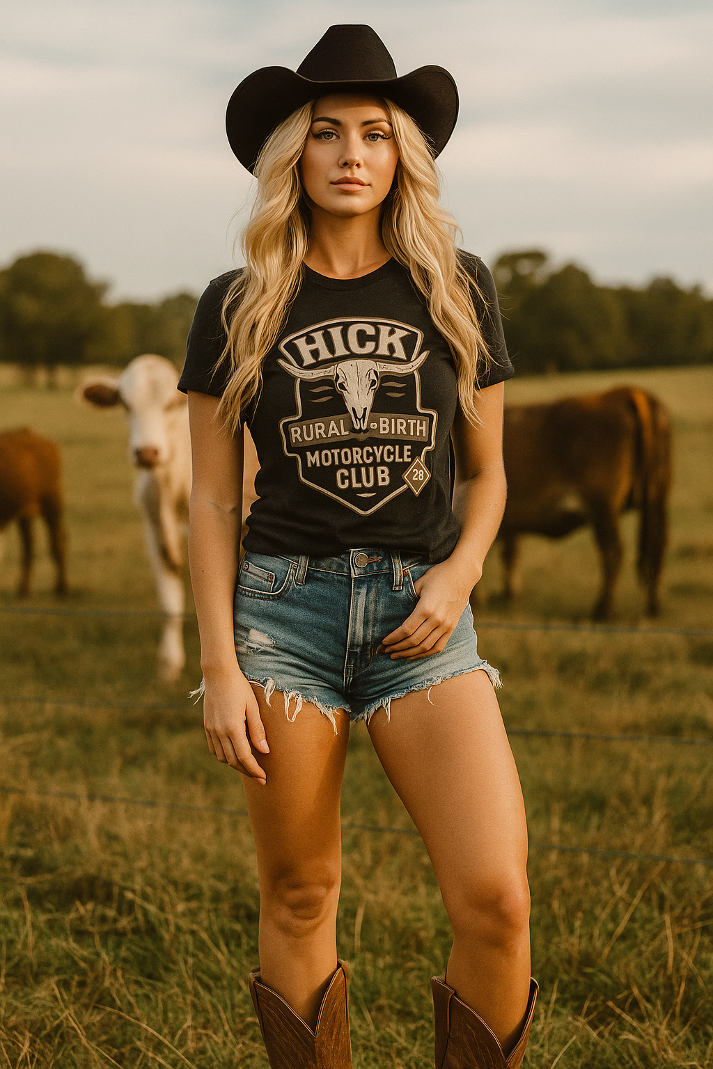 HICK “Rural by Birth – Motor Club 20%” T-Shirt