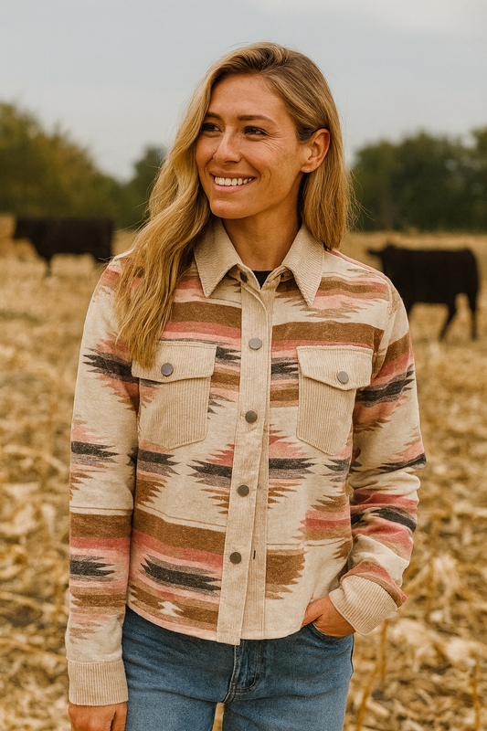 HICK Corduroy Button-Up Jacket