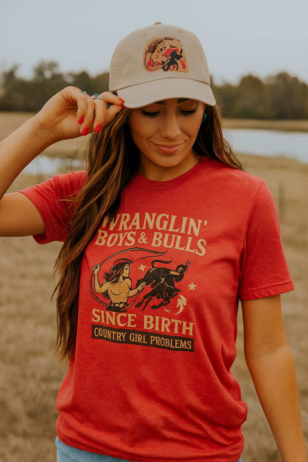 HICK “Rural by Birth – Wranglin’ Boys and Bulls Since Birth” Tee