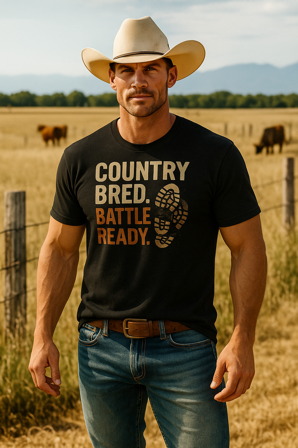 HICK “Rural by Birth – Country Bred, Battle Ready” Tee